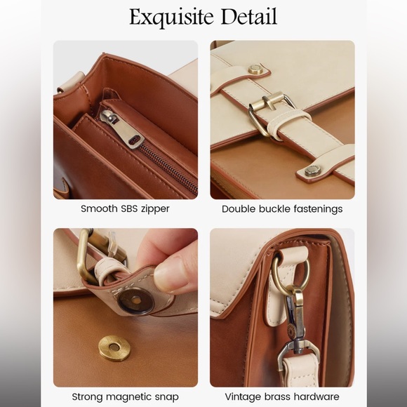 Sombre Vintage Briefcase - Picture 9 of 16